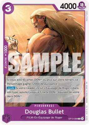 Carte One Piece Douglas Bullet OP13-068 C