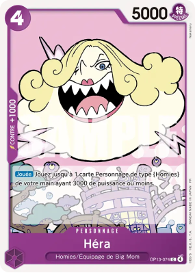 Carte One Piece Héra OP13-074 C