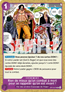 Carte One Piece Rien de mieux qu'un combat à mort pour se rappeler qu'on est vivant ! OP13-075 UC
