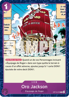 Carte One Piece Oro Jackson OP13-078 C