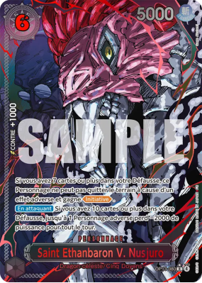 Carte One Piece Saint Ethanbaron V. Nusjuro OP13-080 SP CARD