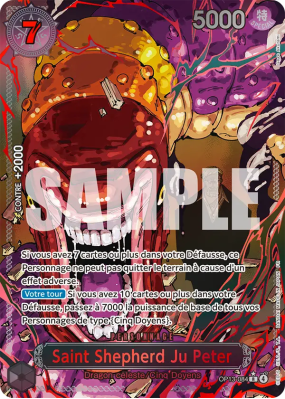 Carte One Piece Saint Shepherd Ju Peter OP13-084 SP CARD