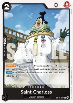 Carte One Piece Saint Charloss OP13-087 UC