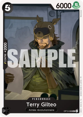 Carte One Piece Terry Gilteo OP13-088 UC