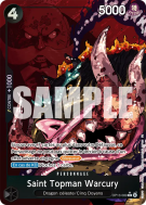 Carte One Piece Saint Topman Warcury OP13-089 R ALT ART