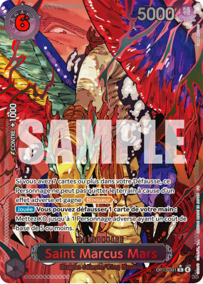 Carte One Piece Saint Marcus Mars OP13-091 SP CARD