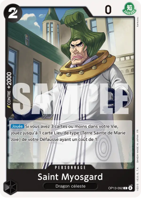 Carte One Piece Saint Myosgard OP13-092 C