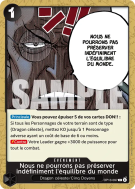 Carte One Piece Nous ne pourrons pas préserver indéfiniment l'équilibre du monde OP13-097 C