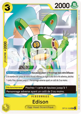 Carte One Piece Edison OP13-102 UC