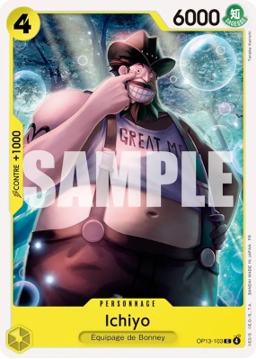 Carte One Piece Ichiyo OP13-103 C