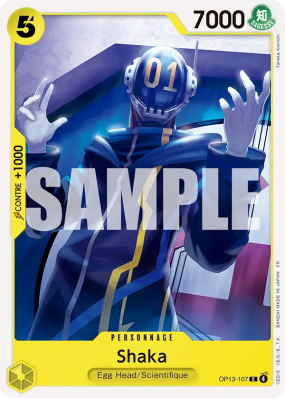 Carte One Piece Shaka OP13-107 C