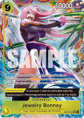 Carte One Piece Jewelry Bonney OP13-108 SR ALT ART