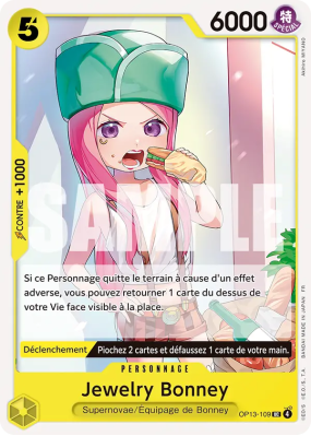 Carte One Piece Jewelry Bonney OP13-109 UC