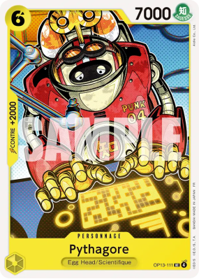 Carte One Piece Pythagore OP13-111 UC
