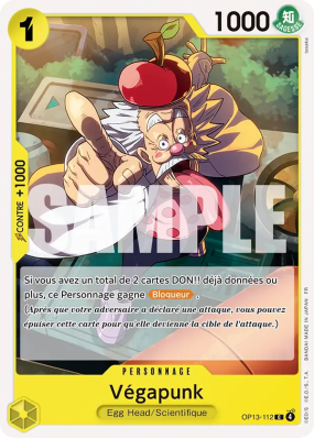 Carte One Piece Végapunk OP13-112 C