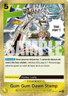 Carte One Piece Gum Gum Dawn Stamp OP13-117 R