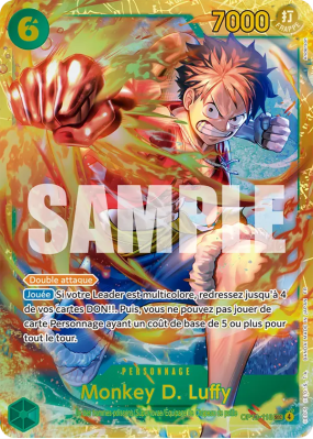 Carte One Piece Monkey D. Luffy OP13-118 SEC