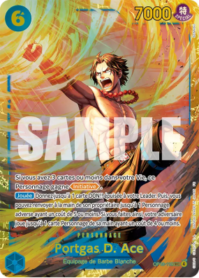 Carte One Piece Portgas D. Ace OP13-119 SEC