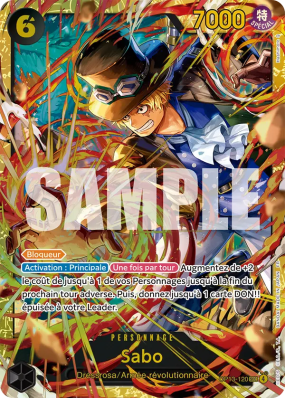 Carte One Piece Sabo OP13-120 SEC