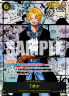 Carte One Piece Sabo OP13-120 SEC MANGA RARE