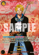 Carte One Piece Sabo OP13-120 SEC RED MANGA