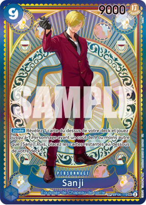 Carte One Piece Sanji OP06-119 SP CARD