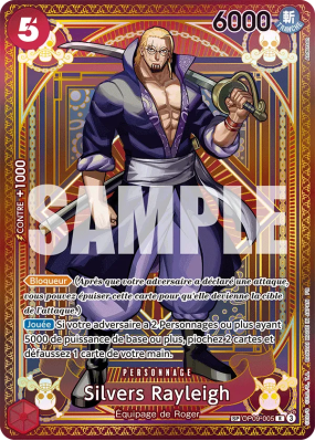 Carte One Piece Silvers Rayleigh OP09-005 SP CARD
