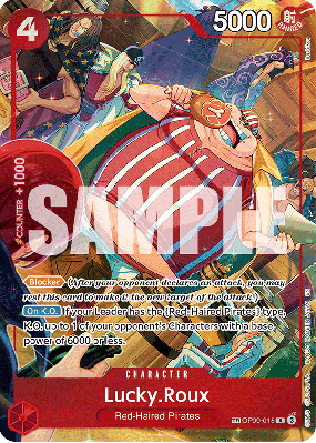 Carte One Piece Lucky Roux OP09-015 TR
