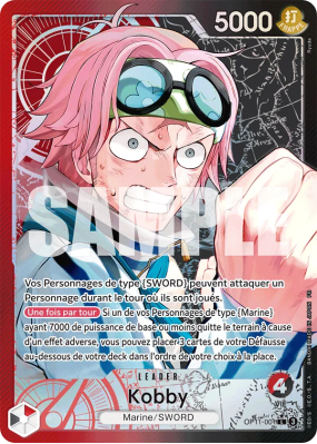 Carte One Piece Kobby OP11-001 L ALT ART