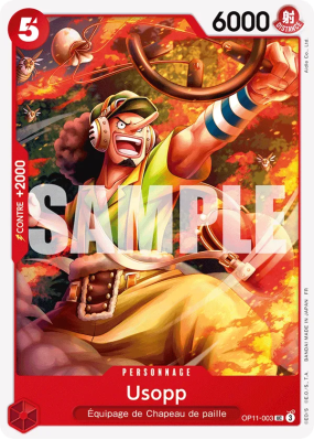 Carte One Piece Usopp OP11-003 UC