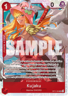 Carte One Piece Kujaku OP11-004 SR