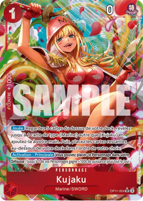 Carte One Piece Kujaku OP11-004 SR ALT ART
