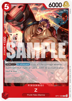Carte One Piece Z OP11-006 C