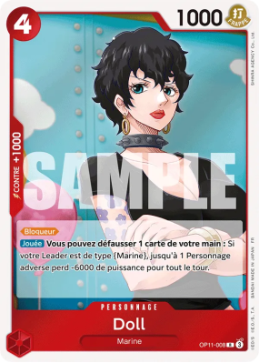 Carte One Piece Doll OP11-008 R