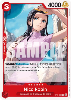 Carte One Piece Nico Robin OP11-009 C