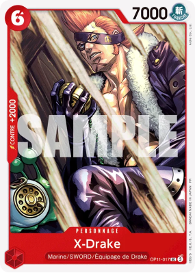 Carte One Piece X-Drake OP11-017 UC