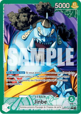 Carte One Piece Jinbe OP11-021 L ALT ART