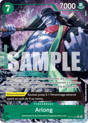 Carte One Piece Arlong OP11-023 R ALT ART