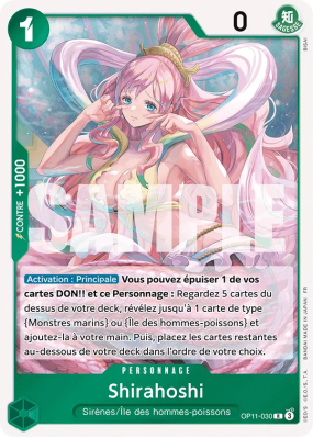 Carte One Piece Shirahoshi OP11-030 R