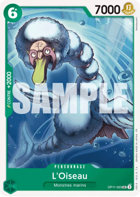 Carte One Piece L'Oiseau OP11-033 UC