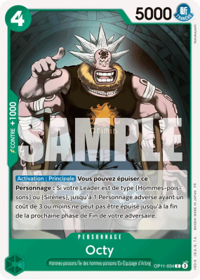 Carte One Piece Octy OP11-034 C