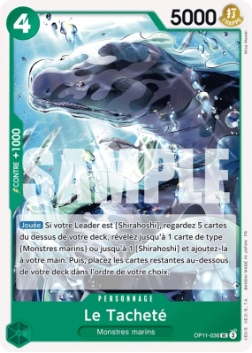 Carte One Piece Le Tacheté OP11-036 UC