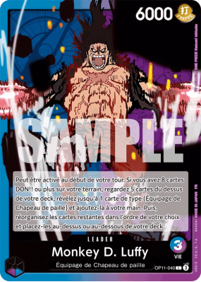 Carte One Piece Monkey D. Luffy OP11-040 L