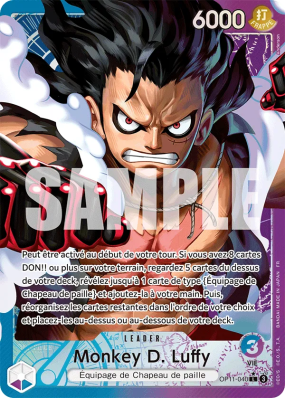 Carte One Piece Monkey D. Luffy OP11-040 L ALT ART