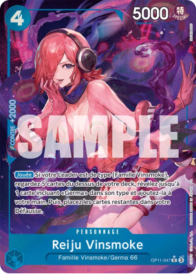 Carte One Piece Reiju Vinsmoke OP11-047 R ALT ART