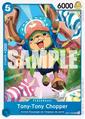 Carte One Piece Tony-Tony Chopper OP11-053 UC