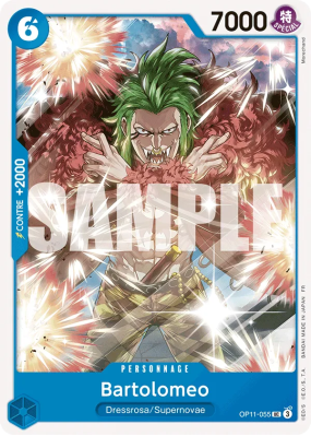 Carte One Piece Bartolomeo OP11-055 UC
