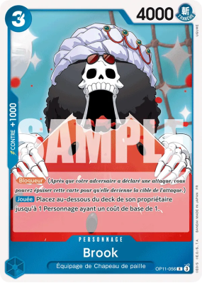 Carte One Piece Brook OP11-056 R