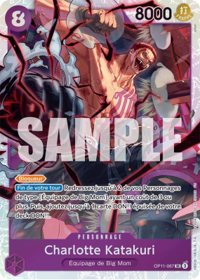 Carte One Piece Charlotte Katakuri OP11-067 SR