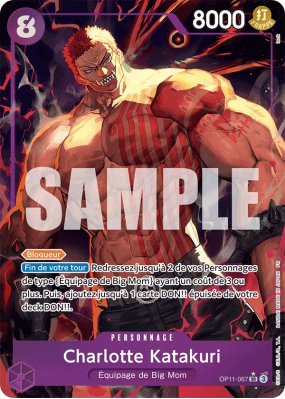 Carte One Piece Charlotte Katakuri OP11-067 SR ALT ART